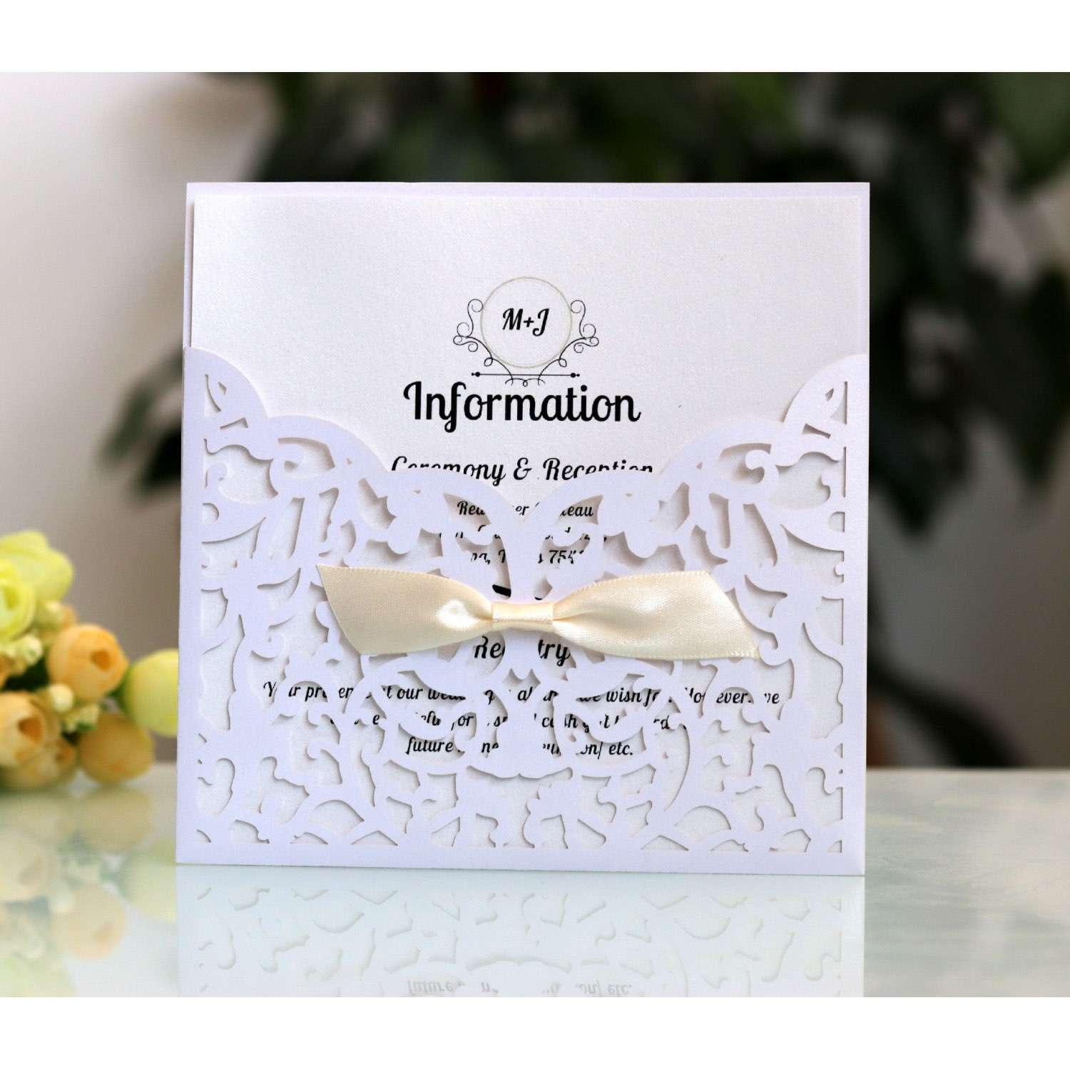 Pocket Invitation Latest Invitation Card Wedding Supplies Holiday Greeting Card Wholesale